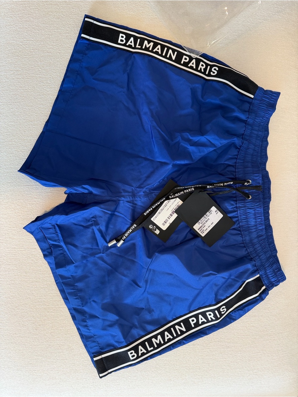 Balmain Men's Royal Blue Swim Trunks